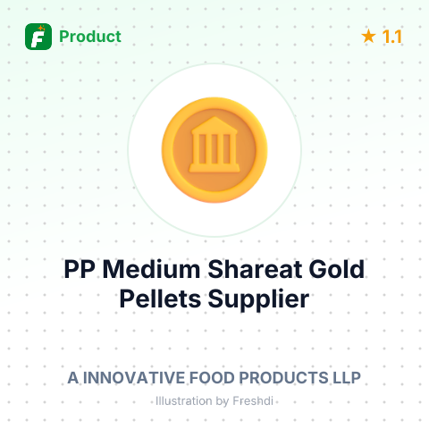 PP Medium Shareat Gold Pellets – summary card, no photo uploaded yet
