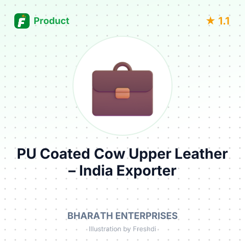 PU Coated Cow Upper Leather – summary card, no photo uploaded yet