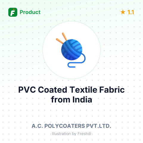 PVC Coated Textile Fabric – summary card, no photo uploaded yet