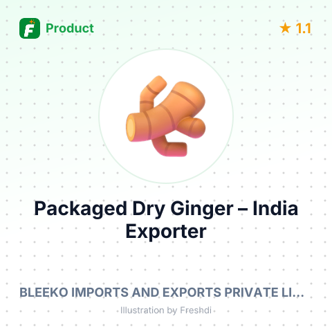 Packaged Dry Ginger – summary card, no photo uploaded yet