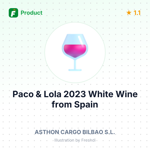 Paco & Lola 2023 White Wine – summary card, no photo uploaded yet
