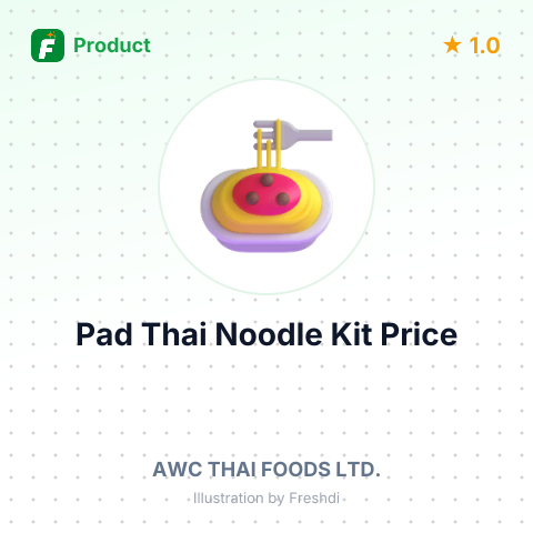 Pad Thai Noodle Kit – summary card, no photo uploaded yet