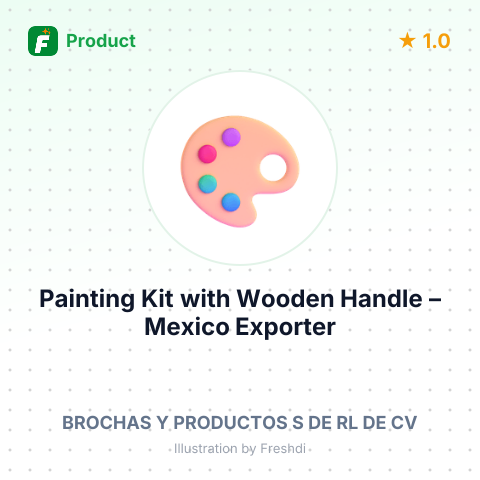 Painting Kit with Wooden Handle – summary card, no photo uploaded yet