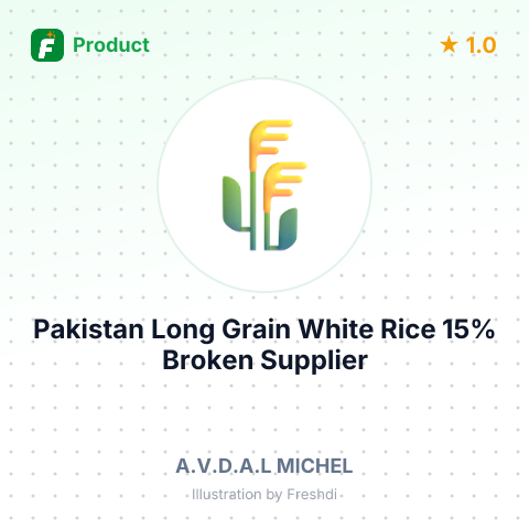Pakistan Long Grain White Rice 15% Broken – summary card, no photo uploaded yet