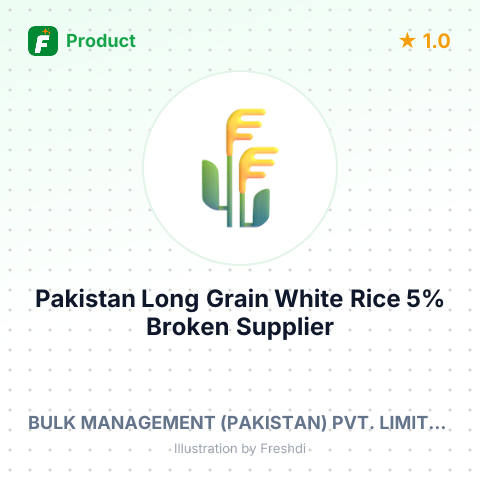 Pakistan Long Grain White Rice 5% Broken – summary card, no photo uploaded yet