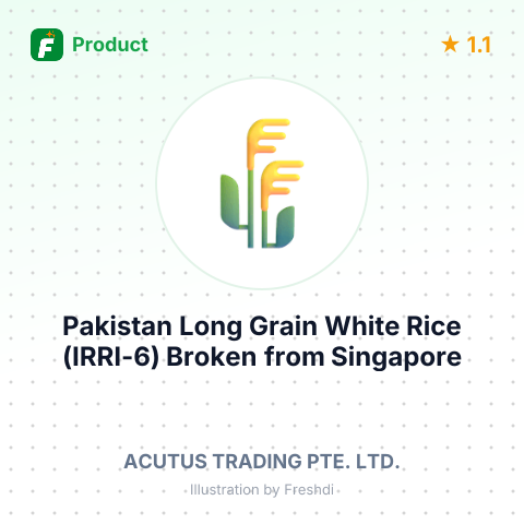 Pakistan Long Grain White Rice (IRRI-6) Broken – summary card, no photo uploaded yet