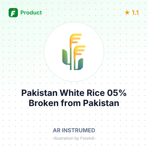 Pakistan White Rice 05% Broken – summary card, no photo uploaded yet