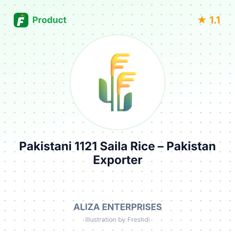 Pakistani 1121 Saila Rice – summary card, no photo uploaded yet