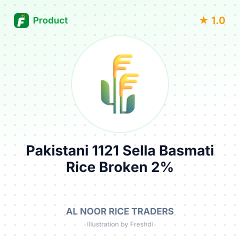 Pakistani 1121 Sella Basmati Rice Broken 2% – summary card, no photo uploaded yet