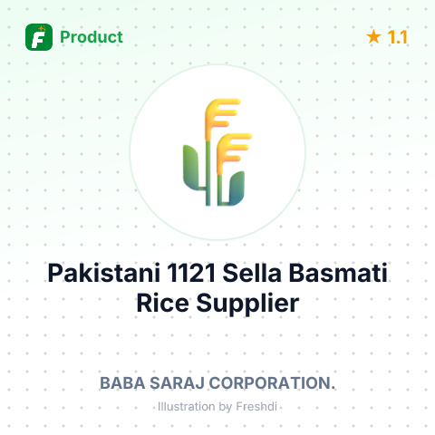 Pakistani 1121 Sella Basmati Rice – summary card, no photo uploaded yet