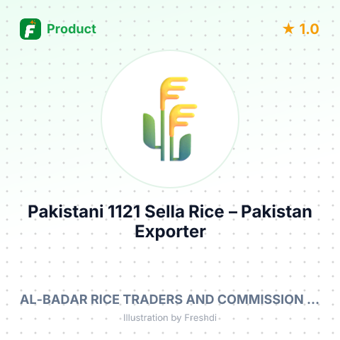 Pakistani 1121 Sella Rice – summary card, no photo uploaded yet