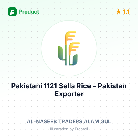 Pakistani 1121 Sella Rice – summary card, no photo uploaded yet