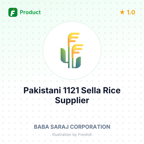 Pakistani 1121 Sella Rice – summary card, no photo uploaded yet