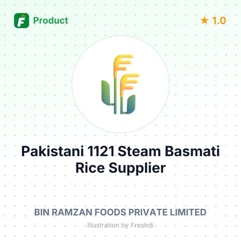 Pakistani 1121 Steam Basmati Rice – summary card, no photo uploaded yet