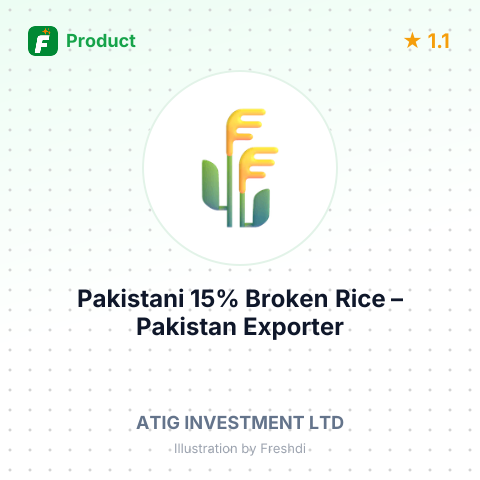 Pakistani 15% Broken Rice – summary card, no photo uploaded yet