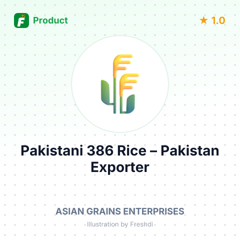 Pakistani 386 Rice – summary card, no photo uploaded yet