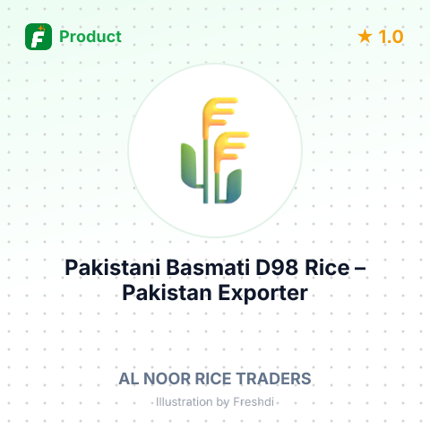 Pakistani Basmati D98 Rice – summary card, no photo uploaded yet