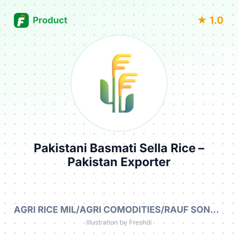 Pakistani Basmati Sella Rice – summary card, no photo uploaded yet