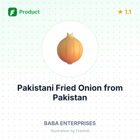 Pakistani Fried Onion – summary card, no photo uploaded yet