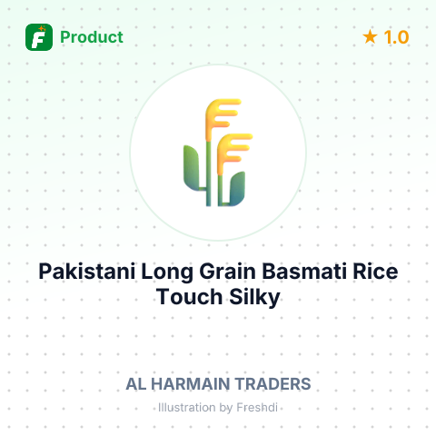 Pakistani Long Grain Basmati Rice Touch Silky Polished – summary card, no photo uploaded yet