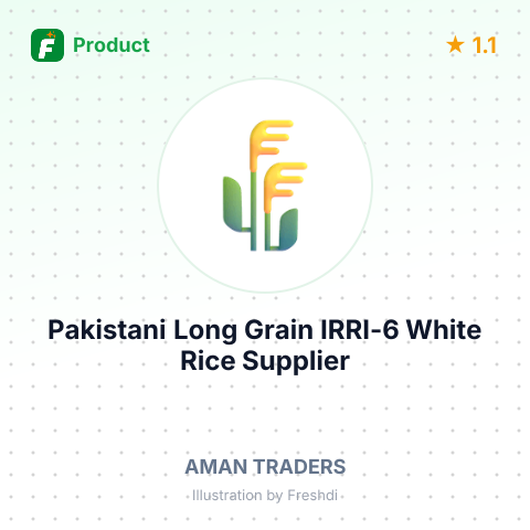 Pakistani Long Grain IRRI-6 White Rice – summary card, no photo uploaded yet