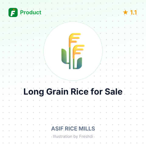 Pakistani Long Grain White Rice 100% Broken – summary card, no photo uploaded yet