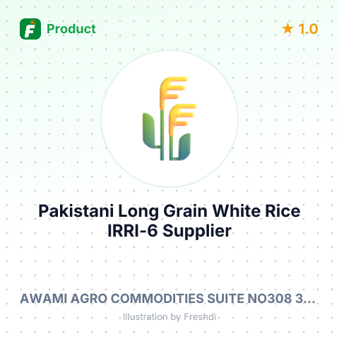 Pakistani Long Grain White Rice IRRI-6 – summary card, no photo uploaded yet