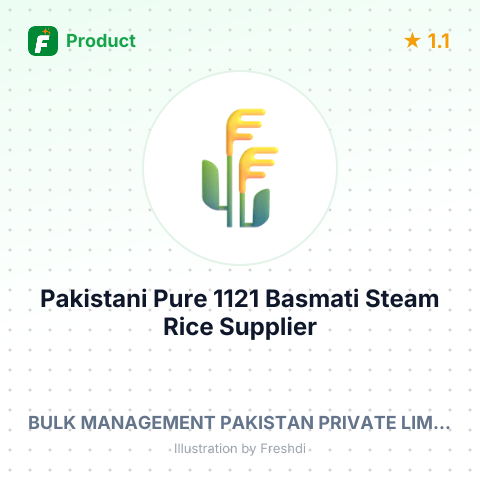 Pakistani Pure 1121 Basmati Steam Rice – summary card, no photo uploaded yet