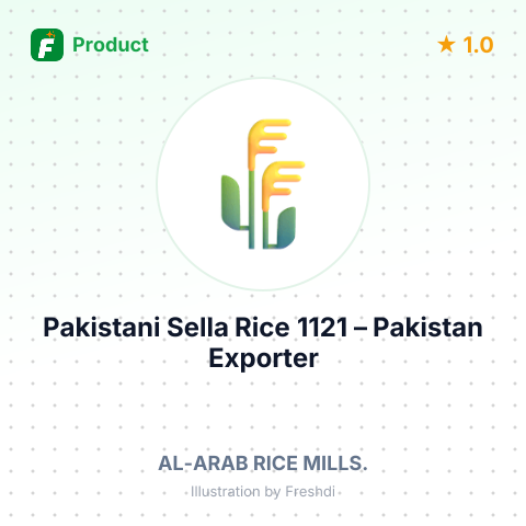 Pakistani Sella Rice 1121 – summary card, no photo uploaded yet
