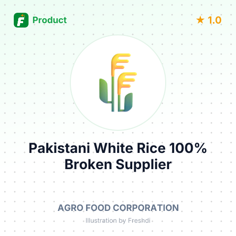 Pakistani White Rice 100% Broken – summary card, no photo uploaded yet