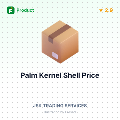 Palm Kernel Shell – summary card, no photo uploaded yet