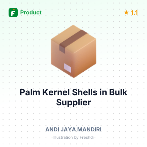 Palm Kernel Shells in Bulk – summary card, no photo uploaded yet
