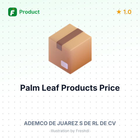 Palm Leaf Products – summary card, no photo uploaded yet