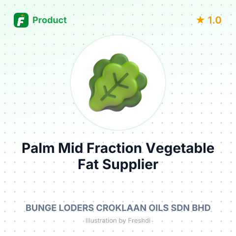 Palm Mid Fraction Vegetable Fat – summary card, no photo uploaded yet