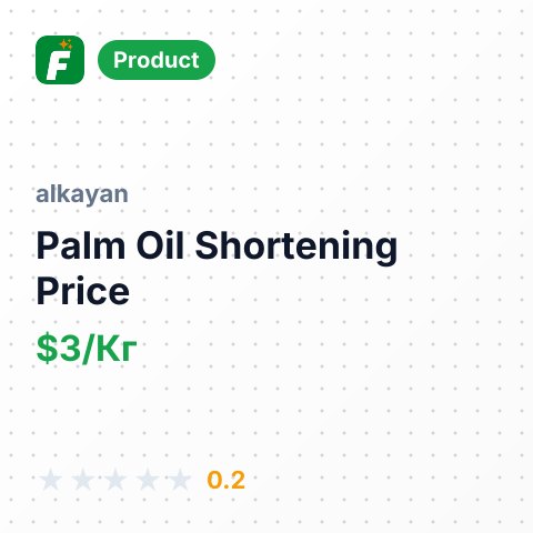 Palm Oil Shortening – summary card, no photo uploaded yet