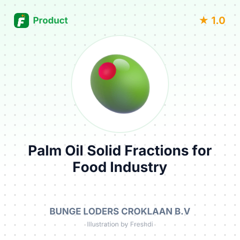 Palm Oil Solid Fractions for Food Industry – summary card, no photo uploaded yet