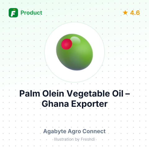 Palm Olein Vegetable Oil – summary card, no photo uploaded yet