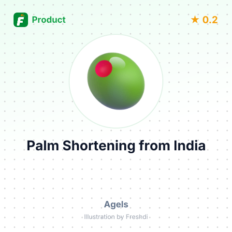 Palm Shortening – summary card, no photo uploaded yet