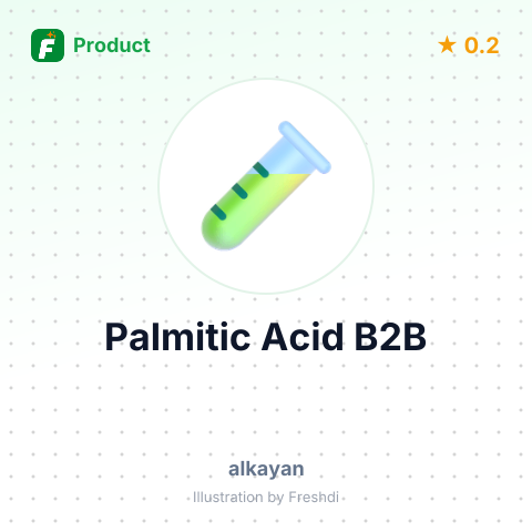 Palmitic Acid – summary card, no photo uploaded yet