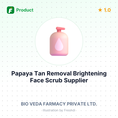 Papaya Tan Removal Brightening Face Scrub – summary card, no photo uploaded yet