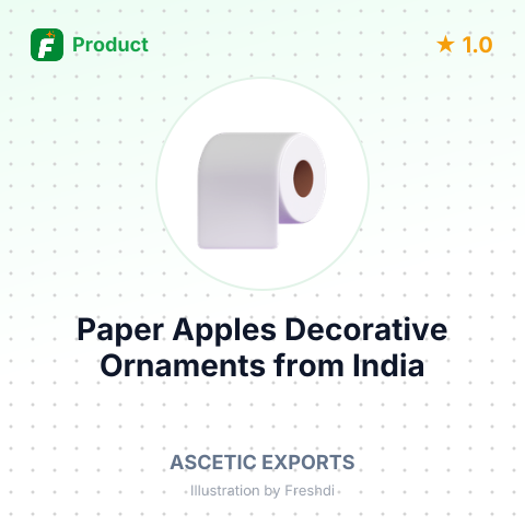 Paper Apples Decorative Ornaments – summary card, no photo uploaded yet