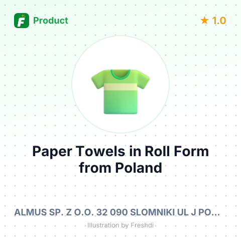 Paper Towels in Roll Form – summary card, no photo uploaded yet