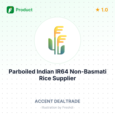 Parboiled Indian IR64 Non-Basmati Rice – summary card, no photo uploaded yet