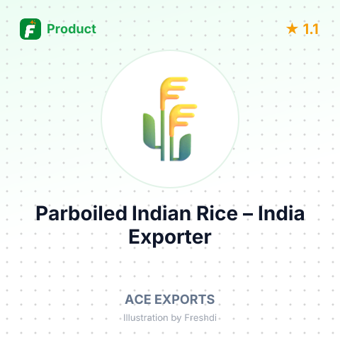 Parboiled Indian Rice – product summary card, no photo uploaded yet