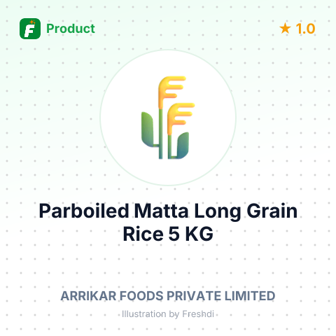 Parboiled Matta Long Grain Rice 5 KG – summary card, no photo uploaded yet