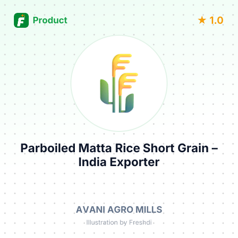 Parboiled Matta Rice Short Grain – summary card, no photo uploaded yet