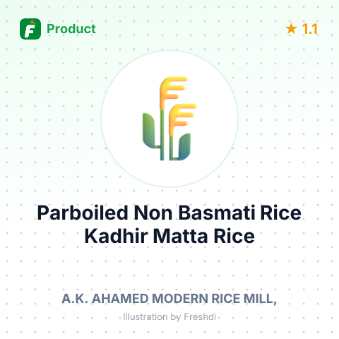 Parboiled Non Basmati Rice Kadhir Matta Rice – summary card, no photo uploaded yet