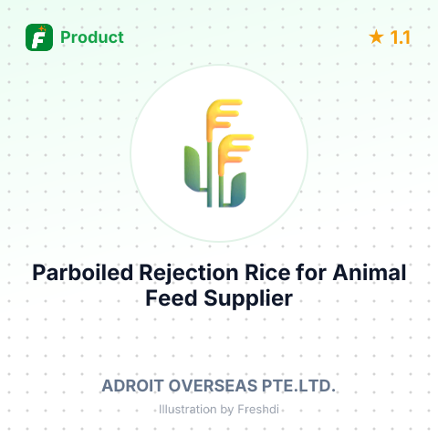 Parboiled Rejection Rice for Animal Feed – summary card, no photo uploaded yet