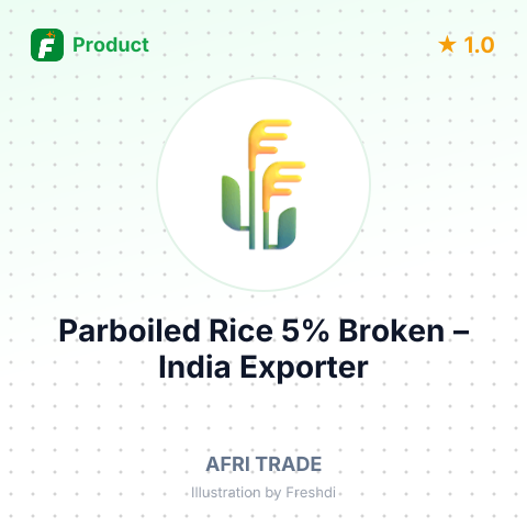 Parboiled Rice 5% Broken (Non Basmati) – summary card, no photo uploaded yet