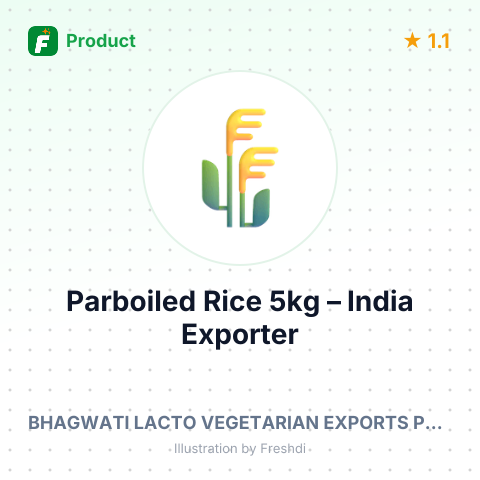 Parboiled Rice 5kg – summary card, no photo uploaded yet